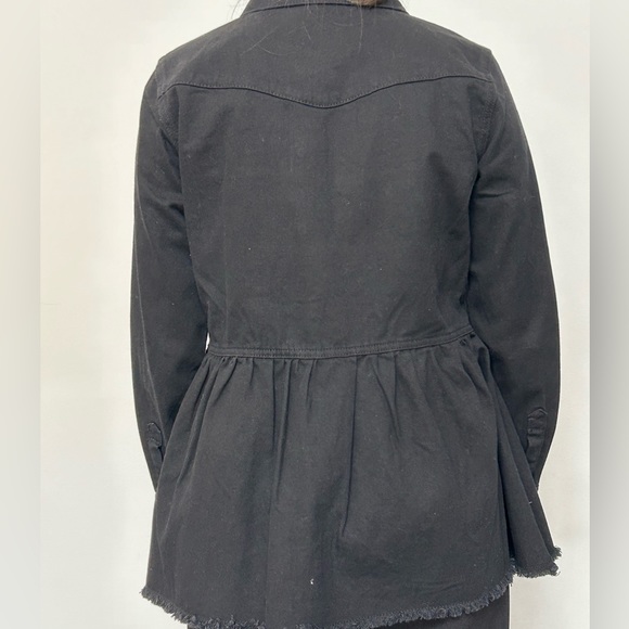 Tribal Jacket - Denim W/Peplum - Picture 7 of 7